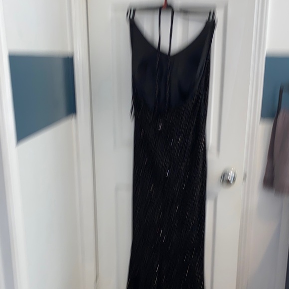 Multi color Glitter Halter Dress - Picture 7 of 12